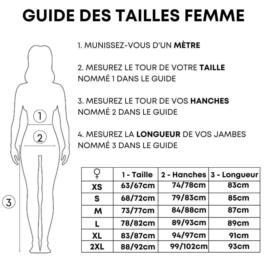 Legging de Compression avec Maintien et Ceinture