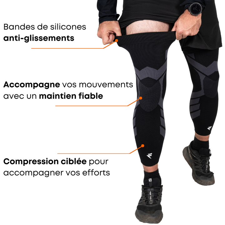 Maintiens de compression V2 pour Genoux et Jambes