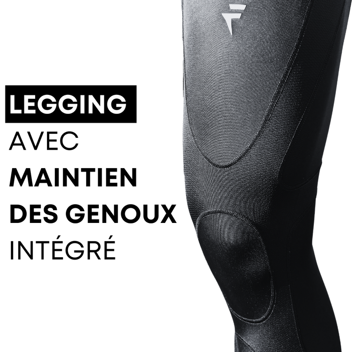 Legging de Compression avec Maintien et Ceinture