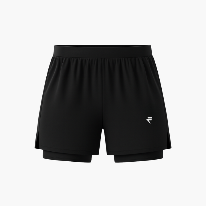 Short 2 en 1 avec compression intégrée